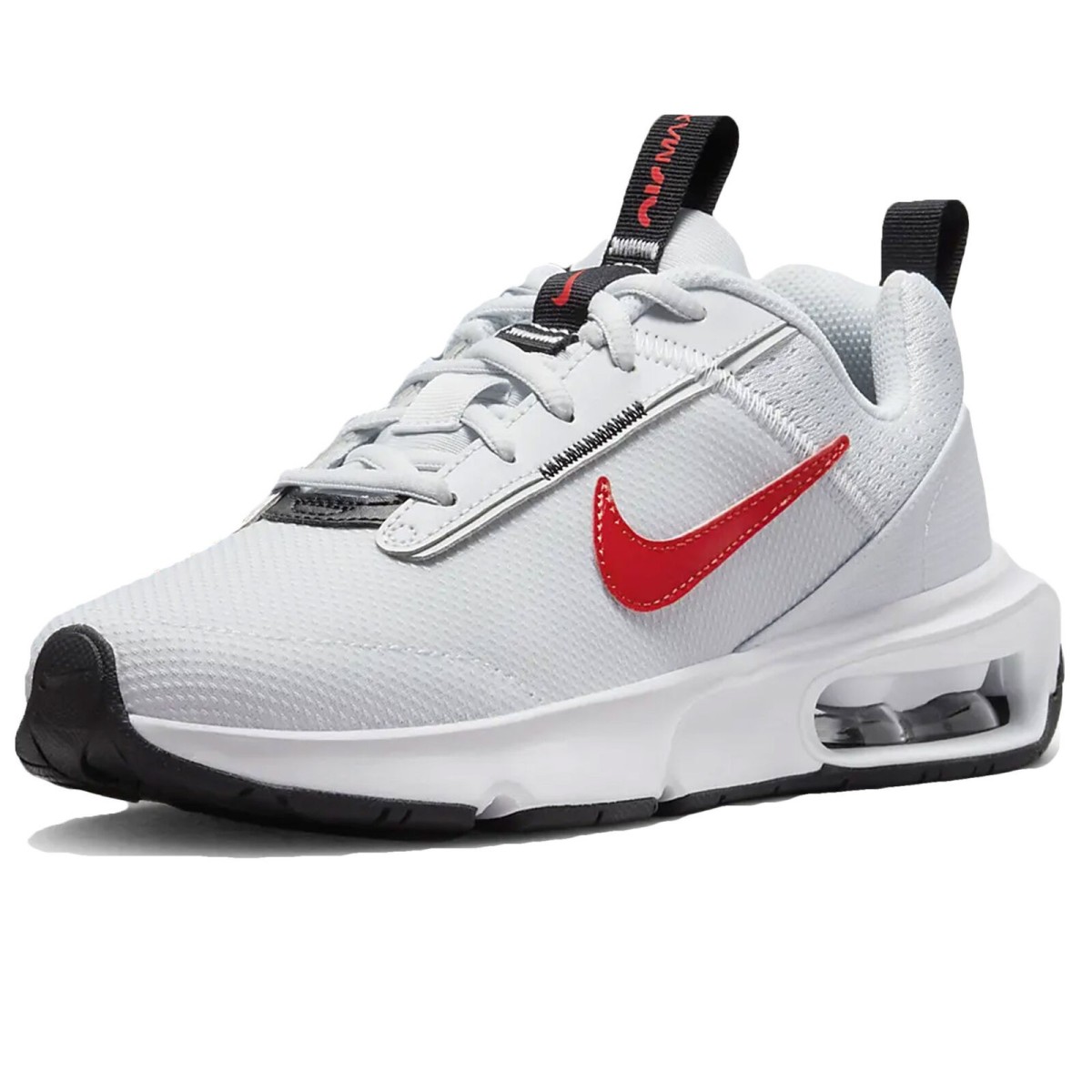 Shoes NIKE AIR MAX INTRLK LITE (GS) DH9393 004 pure platinum/habanero red | Sneaker low