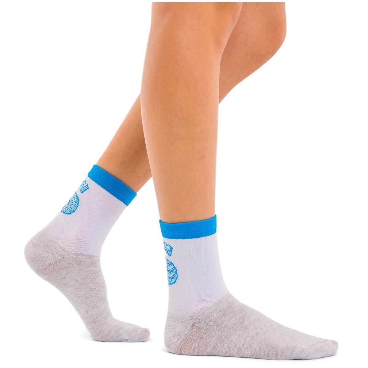 SilverSkin FRESH SK028FT01 White/Light blue Unisex socks Thermal